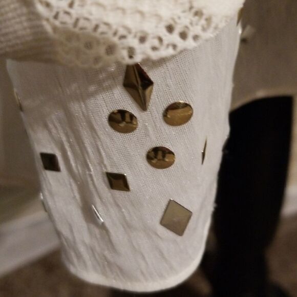 Valerie Steven Layered Mesh Top Size S - Picture 4 of 7